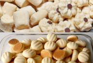 HOJE FIZ BISCOITINHOS DE LEITE CONDENSADO QUE DERRETEM NA BOCA! EU AMO, NÃO TEM NADA MAIS GOSTOSO!!!