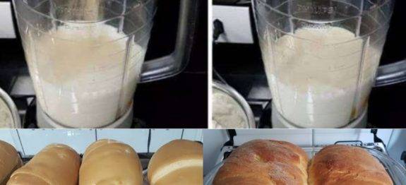 PÃO DE MASSA MOLE DE 3 MINUTOS – SÓ JUNTAR TUDO E BATER NO LIQUIDIFICADOR, LEVAR PRA ASSAR E PRONTO! MAGNÍFICO!!