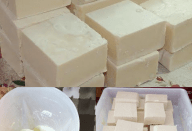 Veja Como fazer Sabão Caseiro SEM SODA feito no LIQUIDIFICADOR, um sabão simples e fácil, não vai soda, nem óleo e nem álcool, fica branquinho cheiroso e endurece na geladeira super rápido.