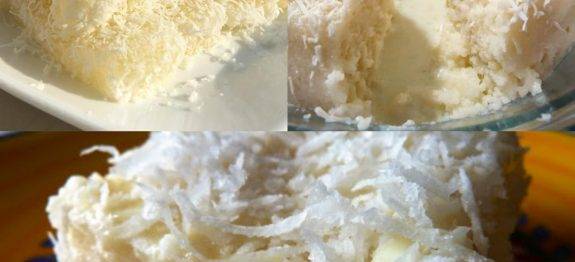 BOLO DE TAPIOCA COM COCO (SEM FORNO), É MUITO FÁCIL DE FAZER!