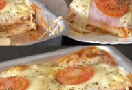 LANCHE DE FORNO SUPER FACINHO, RÁPIDO E DELICIOSO!!! EU FAÇO SEMPRE, É UMA DELíCIA!!!
