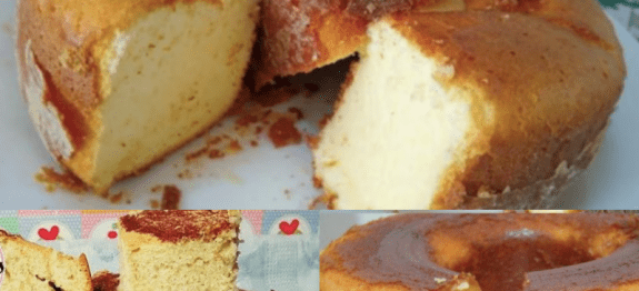 BOLO DE POLVILHO COM 3 INGREDIENTES EXTREMAMENTE SABOROSO E FACINHO DE FAZER!