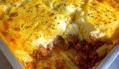 Escondidinho de linguiça toscana! Uma receita fácil e prática para seu almoço ou jantar!