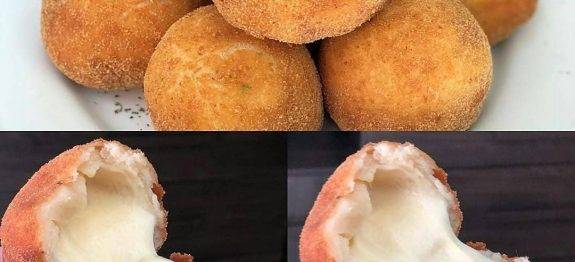 FIZ EM 3 MINUTOS! SÓ 3 INGREDIENTES! AGORA SÓ FAÇO BOLINHA DE QUEIJO ASSIM!