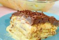 PAVÊ DE MOUSSE DE MARACUJÁ COM CHOCOLATE