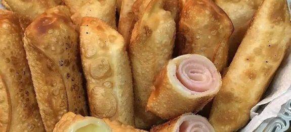 ROLINHO DE PRESUNTO E QUEIJO,FAÇA ISSO PARA SEU LANCHE..É DELICIOSO E MUITO FÁCIL! MASSA PERFEITA PARA SALGADOS