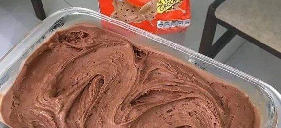 Sorvete de Ovomaltine Caseiro