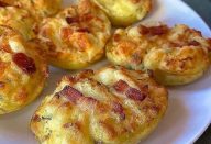 BATATA DE FORNO RECHEADA,SUPER FÁCIL…MEGA DELICIOSA! REFEIÇÃO COMPLETA