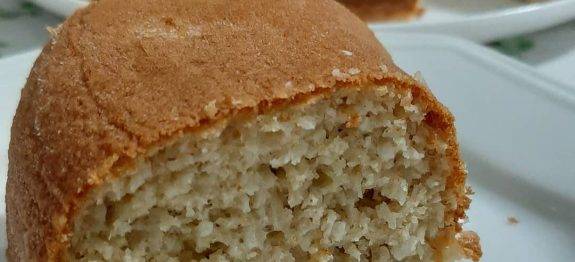 Bolo Incrível Sem Açúcar Sem Trigo e Sem Leite – BOLO SAUDÁVEL FUNCIONAL E RICO EM FIBRAS