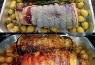 EU PASSO O ANO TODO ESPERANDO O NATAL SÓ PRA COMER ESSA COSTELA RECHEADA QUE MEU TIO FAZ! É SURREAL DE TÃO DELICIOSA! DE LAMBER OS DEDOS!