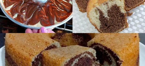 O melhor a mais fofinho bolo mesclado que você já comeu,delicioso e fácil!!!