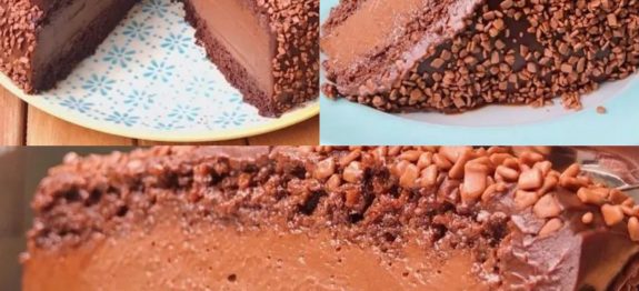 BOLO MOUSSE DE CHOCOLATE BEM FÁCIL E MUITO CREMOSO! SUPER FOFINHO, GOSTOSO, PRÁTICO E ECONÔMICO