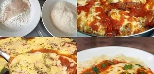 Receita de Filé de frango a Parmegiana…Ver mais