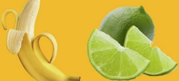 Banana e limão, para cansaço crônico, anemia, aumentar as defesas e eliminar o estresse
