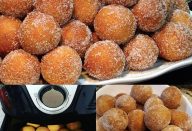 Bolinho de chuva na AirFryer de 3 minutos, fica bem leve e bem mais fofinho que os outros…Ver mais