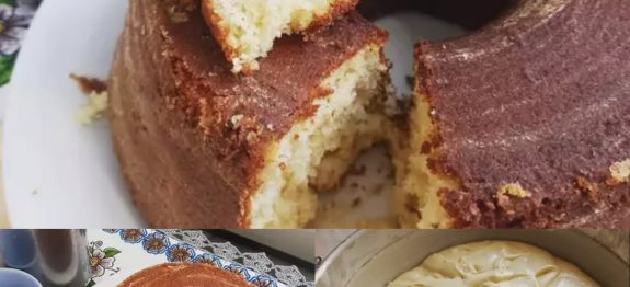 Bolo de manteiga de 3 minutos, nunca tinha comido um bolo tão gostoso assim…Ver mais