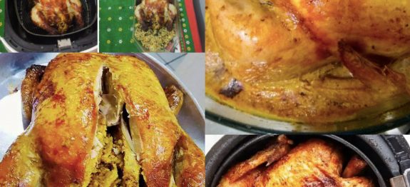 GALETO INTEIRO NA AIRFRYER – COM ESSE TRUQUEZINHO ELE FICA EXTREMAMENTE MACIO E SABOROSO