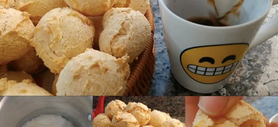 Bolinho de Leite Fervido, direto do caderno de receitas da vó, super famoso lá no interior onde eu morava