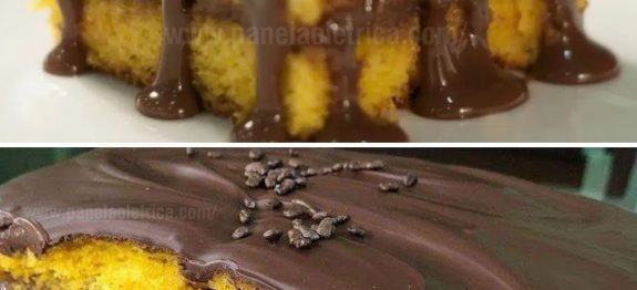 Bolo de cenoura com cobertura de chocolate, receita guardada a 7 chaves…Ver mais