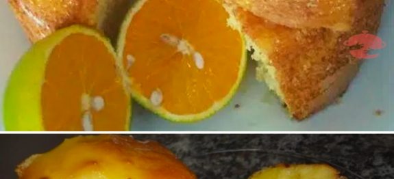 Bolo de laranja com a CASCA, toque cítrico diferente de tudo que já comi…Ver mais