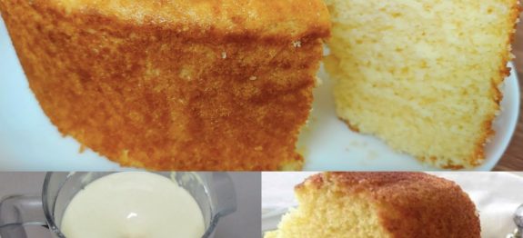 Bolo fofo de liquidificador, fica tão maravilhoso que todo mundo irá pedir bis