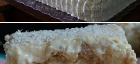 Bolo gelado de abacaxi, fofinho e derrete na boca…Ver mais