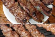 Espetinho de churrasco, igual de porta de estádio perfeito para o seu churrasco