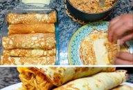 Panqueca do Chef feita em 3 minutos com massa levinha que derrete na boca, nunca mais erre na hora de fazer panqueca…Ver mais