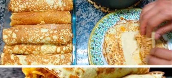 Panqueca do Chef feita em 3 minutos com massa levinha que derrete na boca, nunca mais erre na hora de fazer panqueca…Ver mais