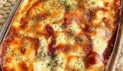 Parmegiana de carne moída cremosa, para incrementar o seu almoço de domingo