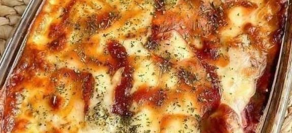 Parmegiana de carne moída cremosa, para incrementar o seu almoço de domingo