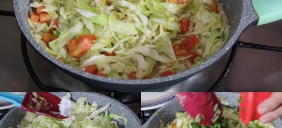 Refogadinho de repolho suculento de 3min perfeito pra qualquer almoço ou jantar…Ver mais