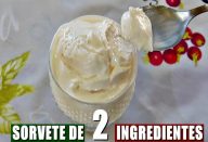 Sorvete caseiro com apenas 2 ingredientes, a sobremesa perfeita para os dias de verão