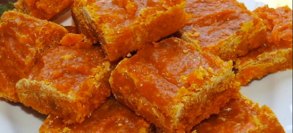 Doce de corte de abóbora facinho que minha vó fazia e vendia no bairro todo e era o maior sucesso