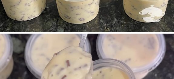 Sobremesa rápida de geladeira uma opção de sobremesa cremosa e deliciosa feita sem gelatina…Ver mais