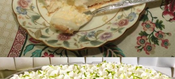Torta de limão e sorvete, perfeita naqueles dias quente e muito fácil de fazer