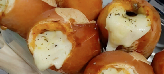 Lanche buraco quente turbinadó fácil de fazer e perfeito para qualquer ocasião