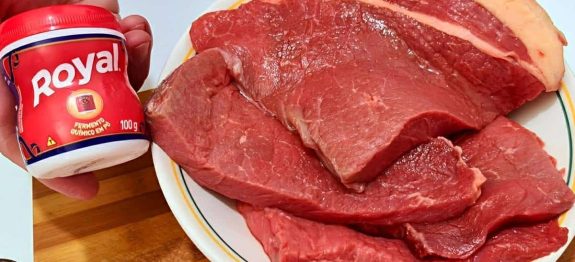 Depois desse truque para amaciar carne nunca mais comi carne dura