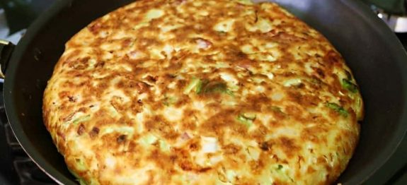 Torta de Repolho de frigideira