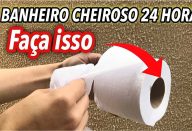 Seu banheiro cheiroso por 24 horas usando essa dica caseira simples
