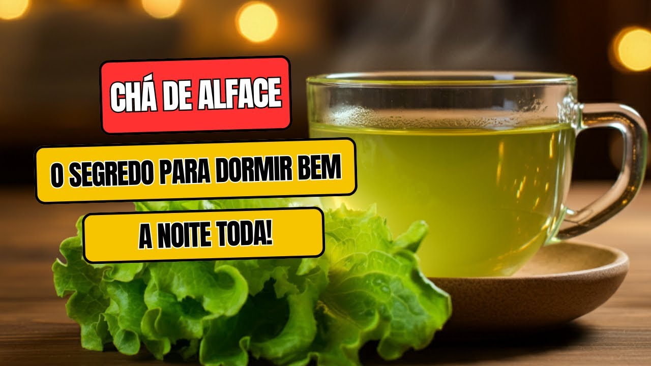Chá de Alface: O Segredo para dormir bem a noite toda! - Água na Boca